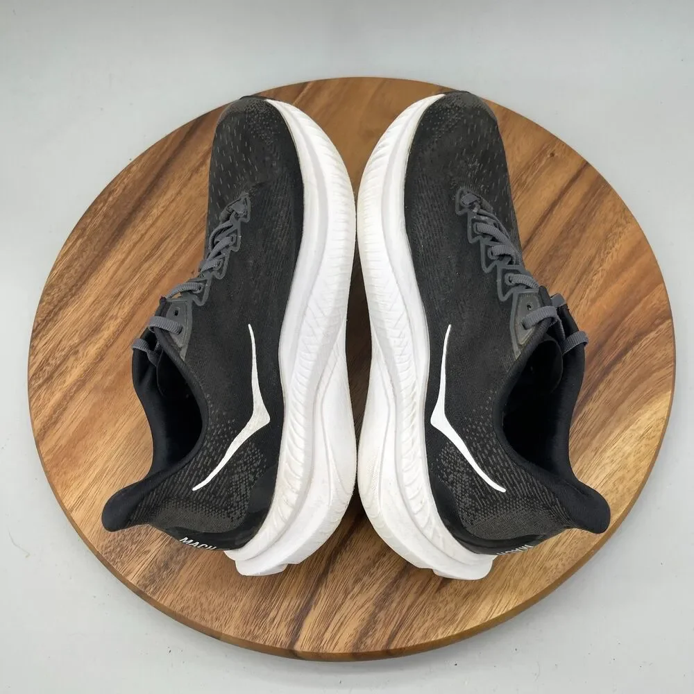 Hoka One One Mach 6 Womens Size 10.5 B Black Running Comfort Walking Gym Sneaker